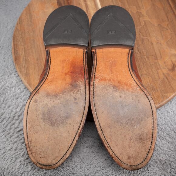 Allen Edmonds "RANDOLPH" Men's Slip-On Penny Loafers 10 D Brown USA 4829 - Picture 7 of 9